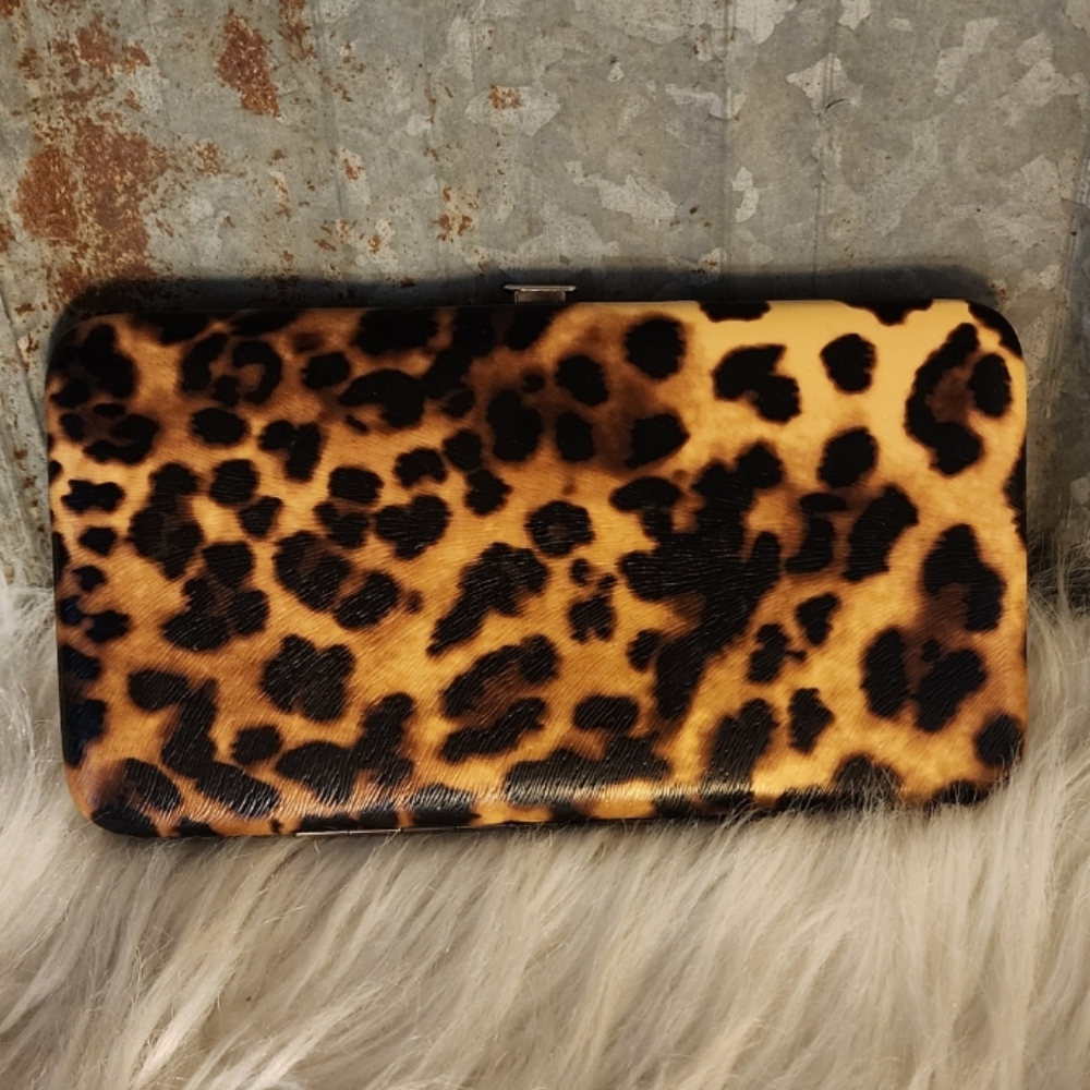 Leopard Print Clutch